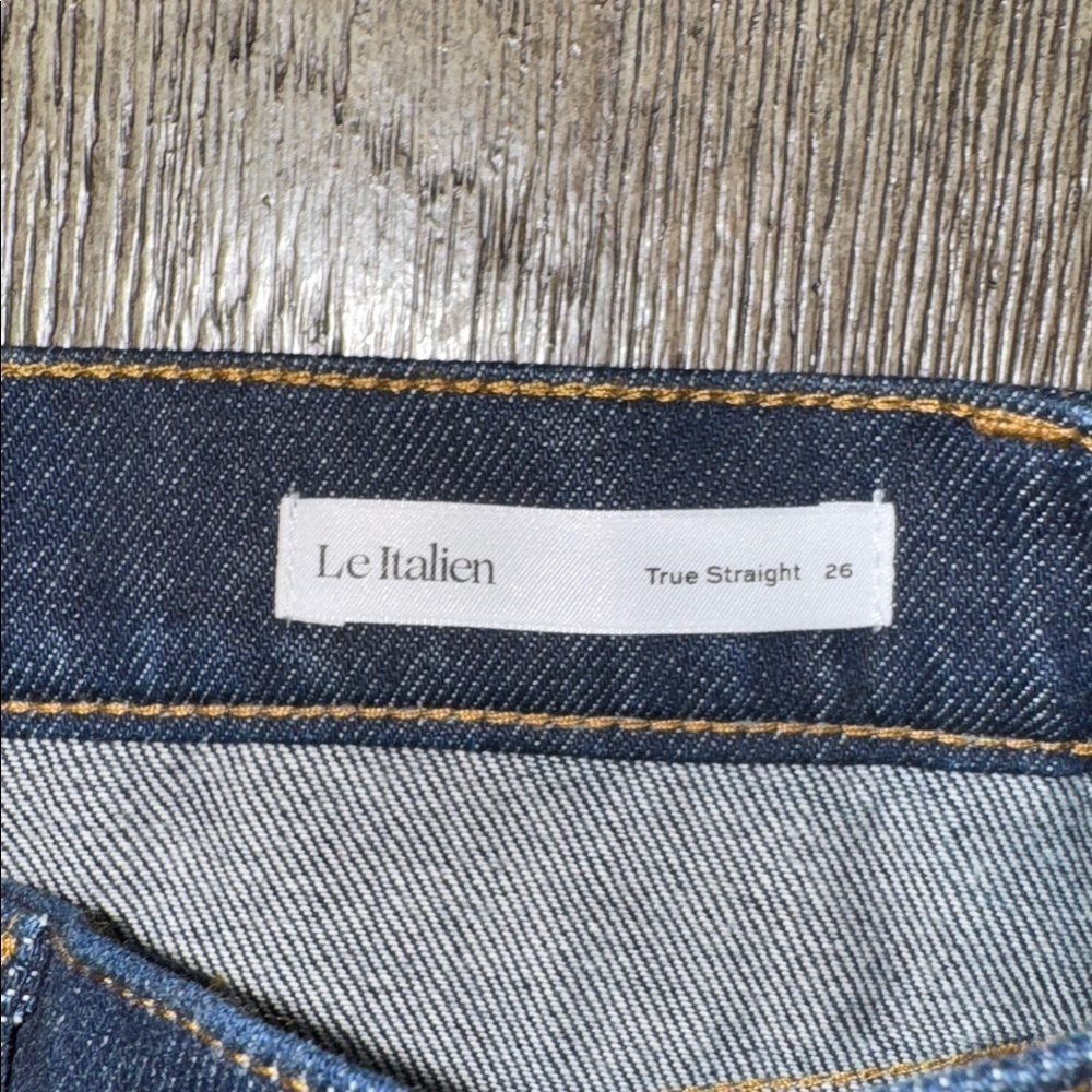 Frame Le Italien True Straight High Rise Jeans Rinse - Picture 8 of 13